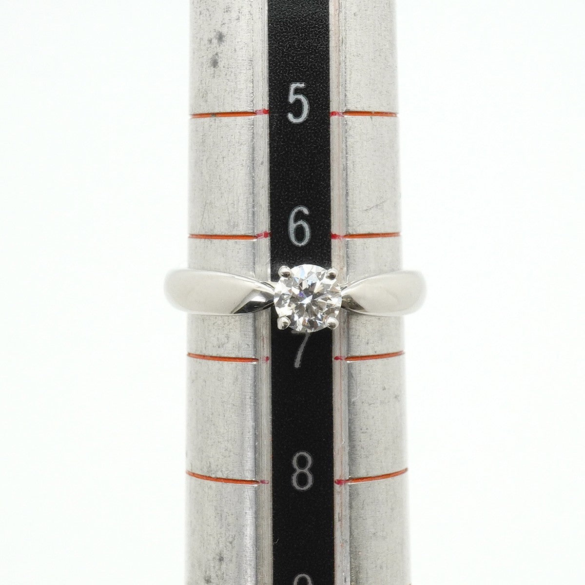 【6jfb0711】ティファニー リング ハーモニー 1PD Pt950 プラチナ ダイヤモンド 0.30ct 6.5号【中古】レディース