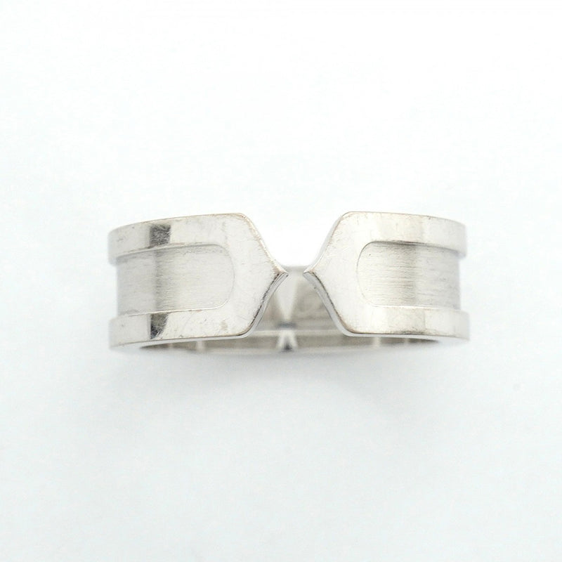【6jfb0712】カルティエ リング C2 K18WG ホワイトゴールド ＃53【中古】レディース