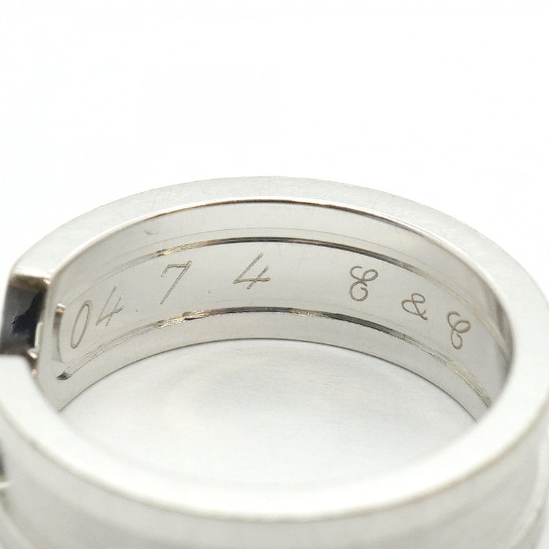 【6jfb0712】カルティエ リング C2 K18WG ホワイトゴールド ＃53【中古】レディース