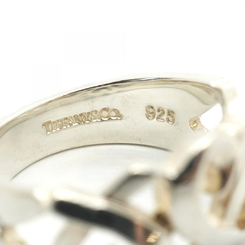 【6jfb0715】ティファニー リング トリプルラビングハート シルバー925 8.5号【中古】レディース