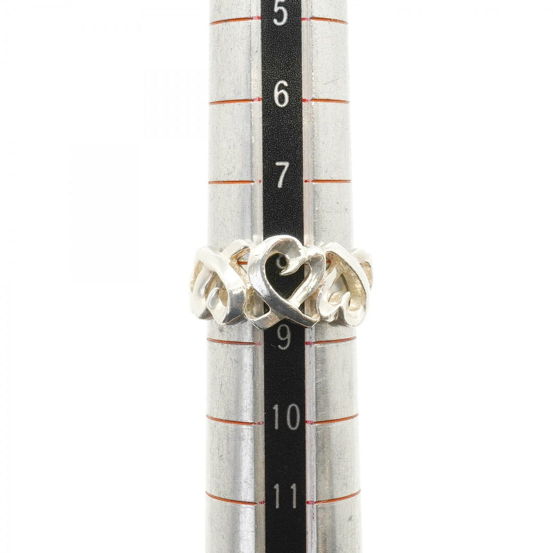 【6jfb0715】ティファニー リング トリプルラビングハート シルバー925 8.5号【中古】レディース