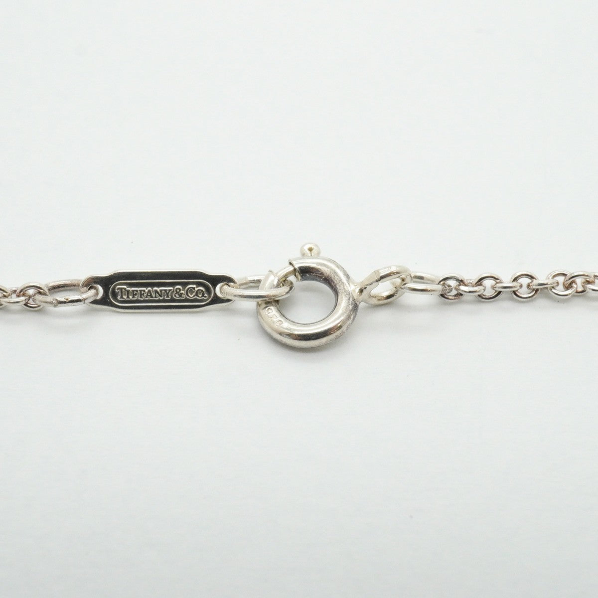 【6jfb0718】ティファニー ネックレス シグネチャークロス K18YG イエローゴールド シルバー925【中古】レディース