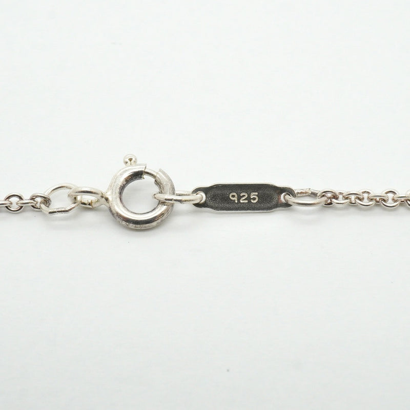 【6jfb0718】ティファニー ネックレス シグネチャークロス K18YG イエローゴールド シルバー925【中古】レディース