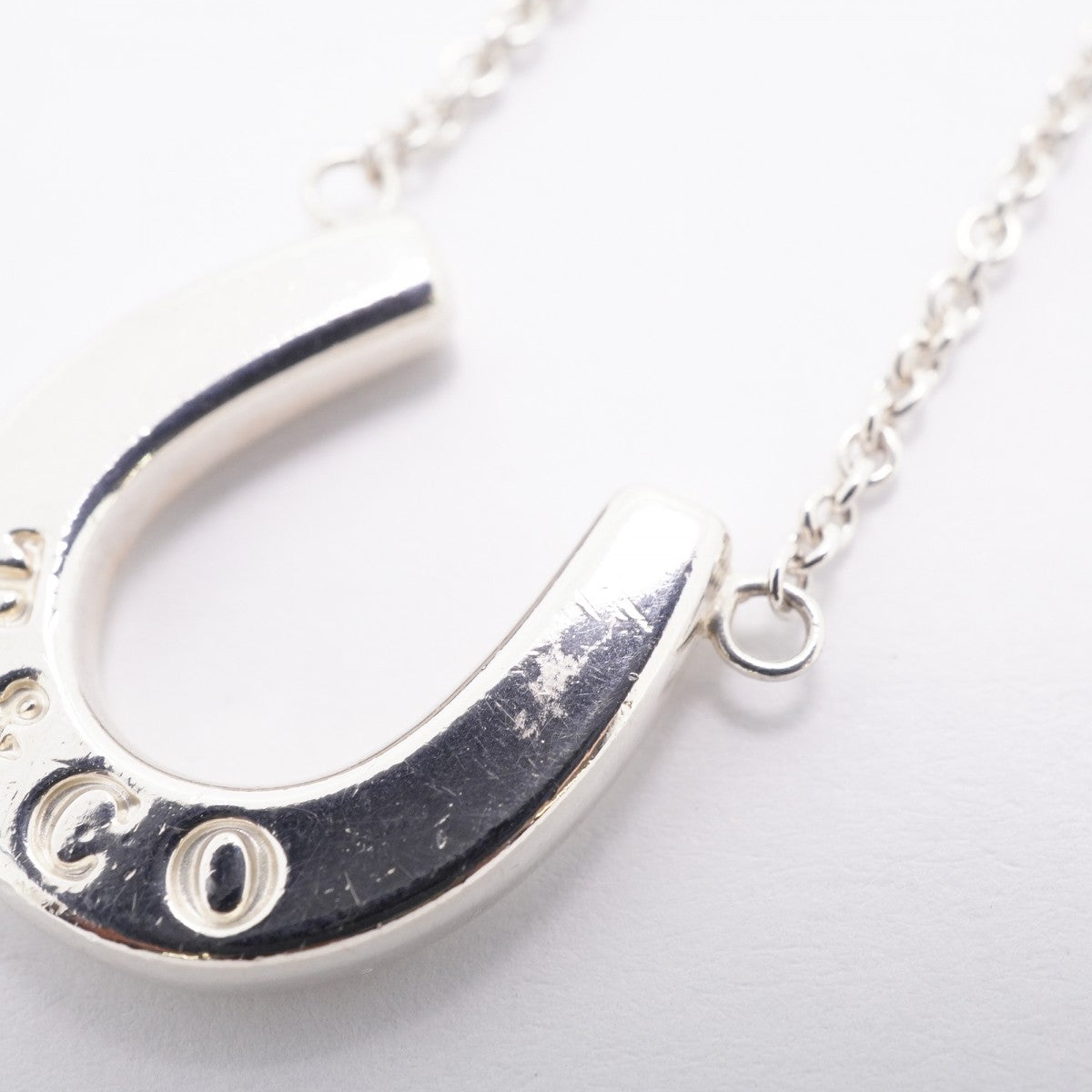 【6jfb0734-k】ティファニー ネックレス ホースシュー シルバー925【中古】メンズ レディース ユニセックス