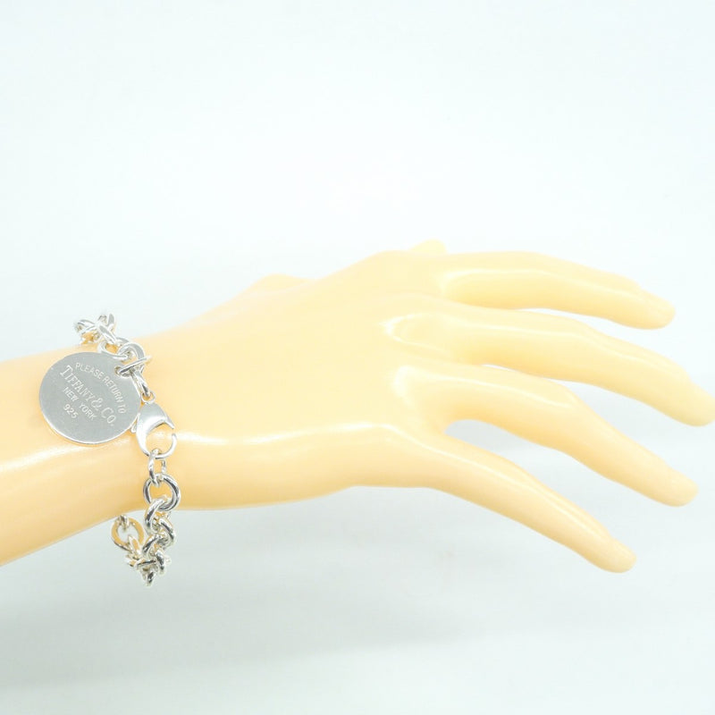 【6jfb0738-k】ティファニー ブレスレット リターントゥ 丸型 サークル シルバー925【中古】レディース