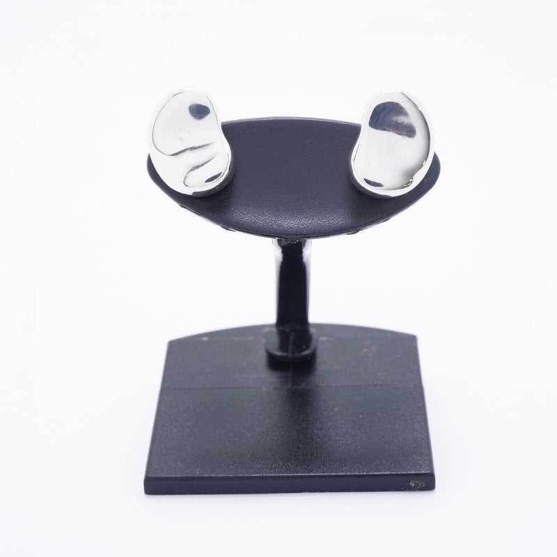 【6jfb0739-k】ティファニー ピアス ビーン シルバー925【中古】レディース