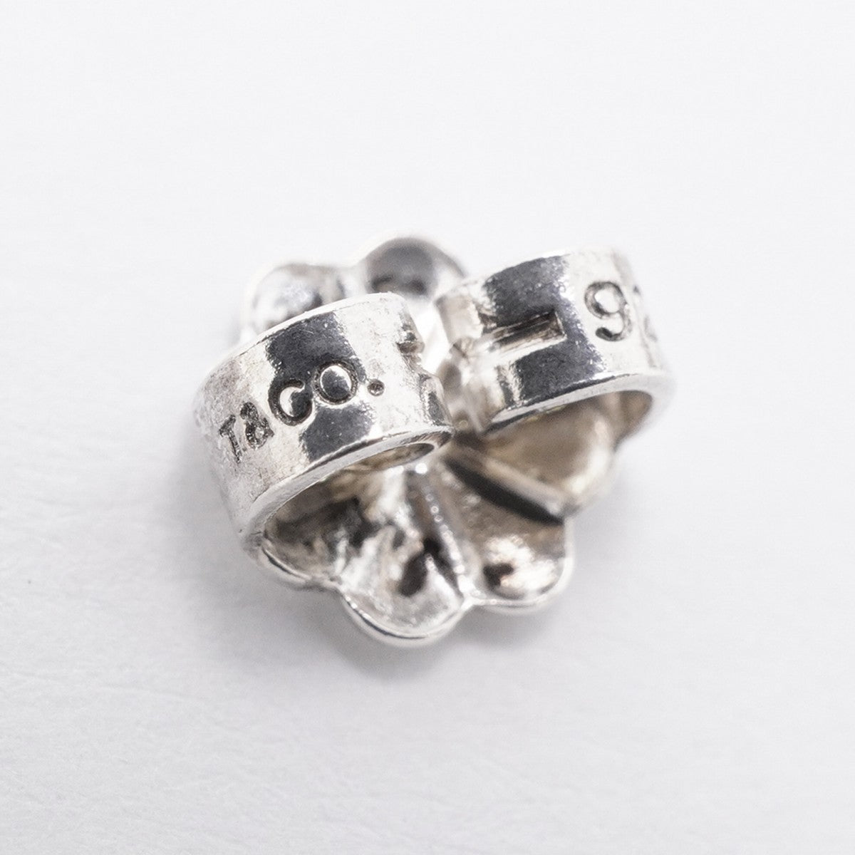 【6jfb0739-k】ティファニー ピアス ビーン シルバー925【中古】レディース