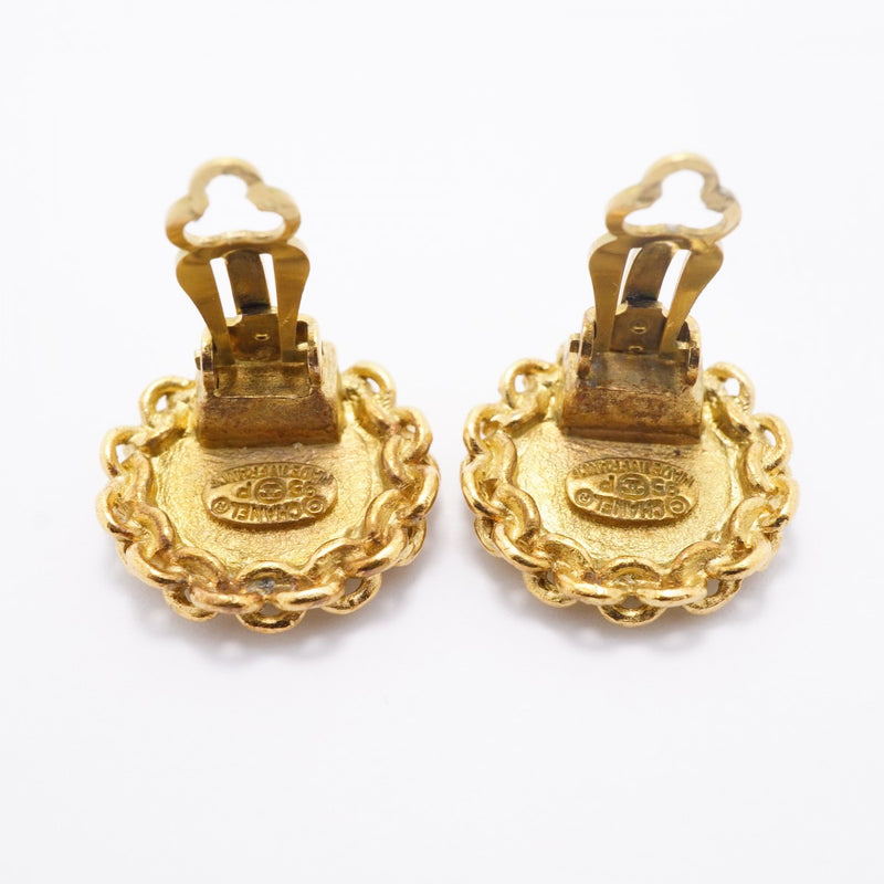 【6jfb0740-k】シャネル イヤリング ヴィンテージ ココマーク GPメッキ ゴールド【中古】レディース
