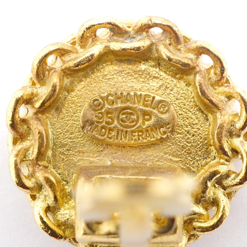 【6jfb0740-k】シャネル イヤリング ヴィンテージ ココマーク GPメッキ ゴールド【中古】レディース