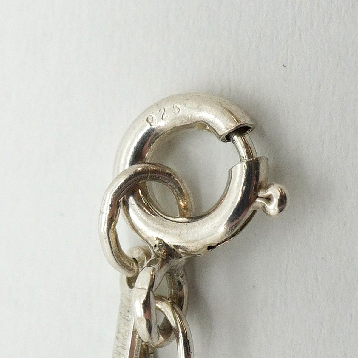 【6jfb0743】ティファニー ブレスレット ビーン 5P シルバー925【中古】レディース