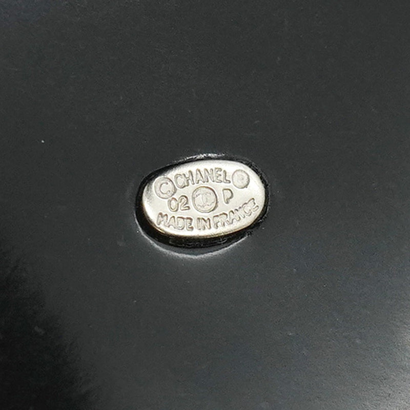 【6jfb0745】シャネル バングル ココマーク プラスチック ホワイト ブラック【中古】レディース