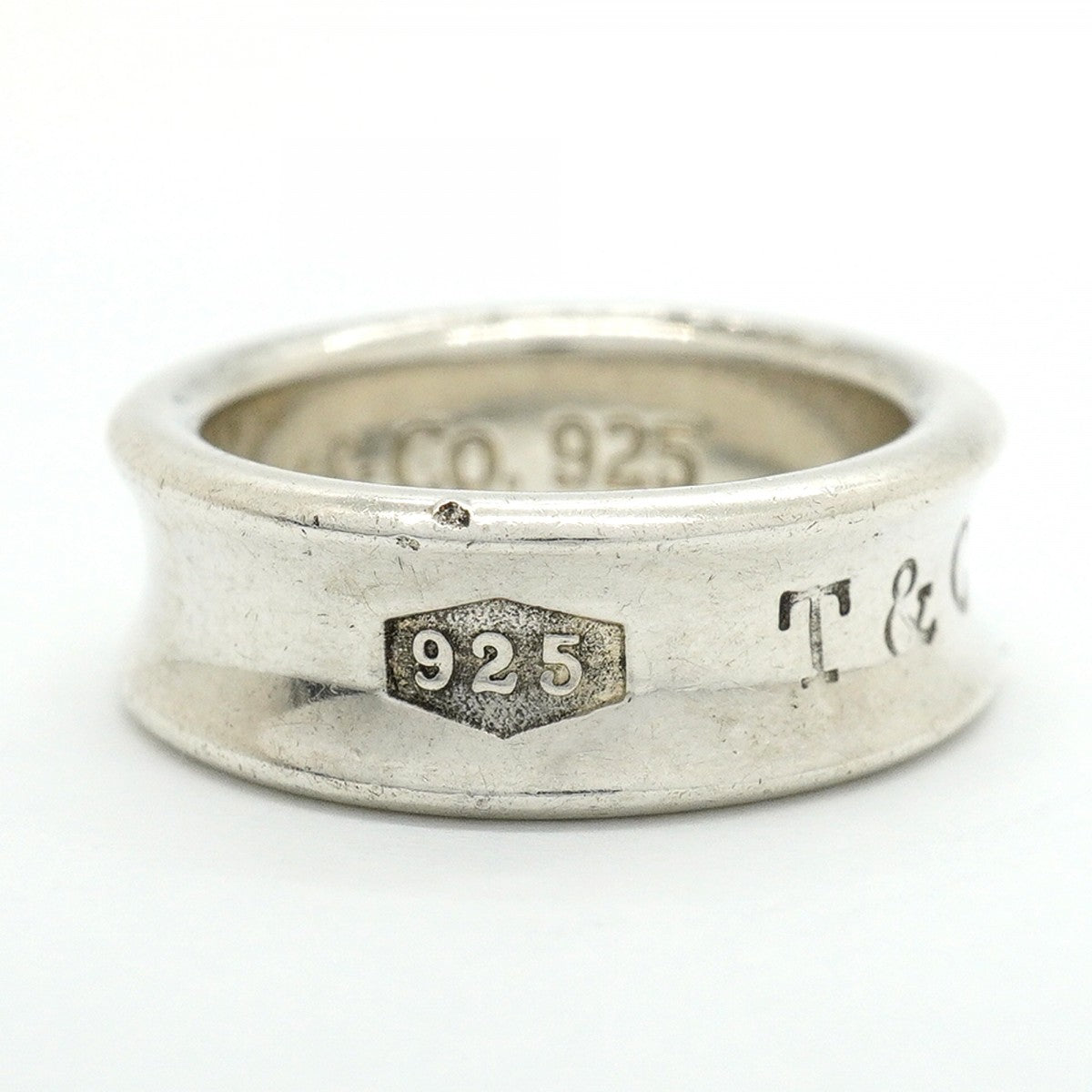 【6jfb0746】ティファニー リング ナロー シルバー925 9号【中古】レディース