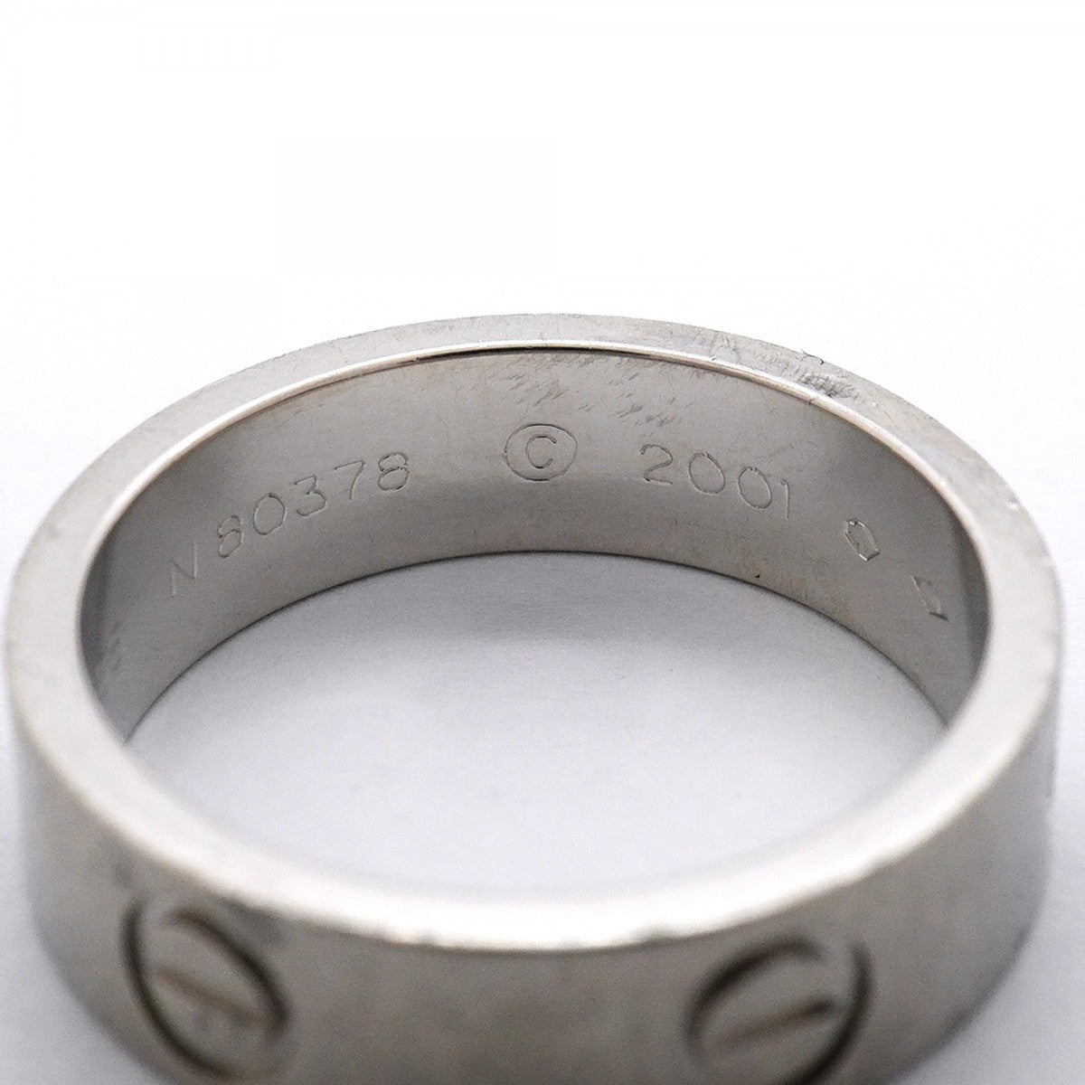 【6jfb0748】カルティエ リング ラブ Pt950 プラチナ ＃55【中古】メンズ レディース ユニセックス
