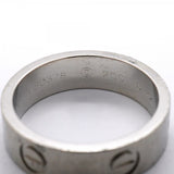 【6jfb0748】カルティエ リング ラブ Pt950 プラチナ ＃55【中古】メンズ レディース ユニセックス