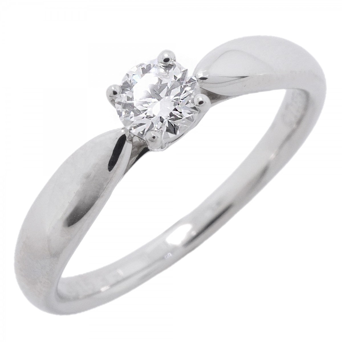【6jfb0752】ティファニー リング ハーモニー 1PD Pt950 プラチナ ダイヤモンド 0.18ct 7.5号【中古】レディース