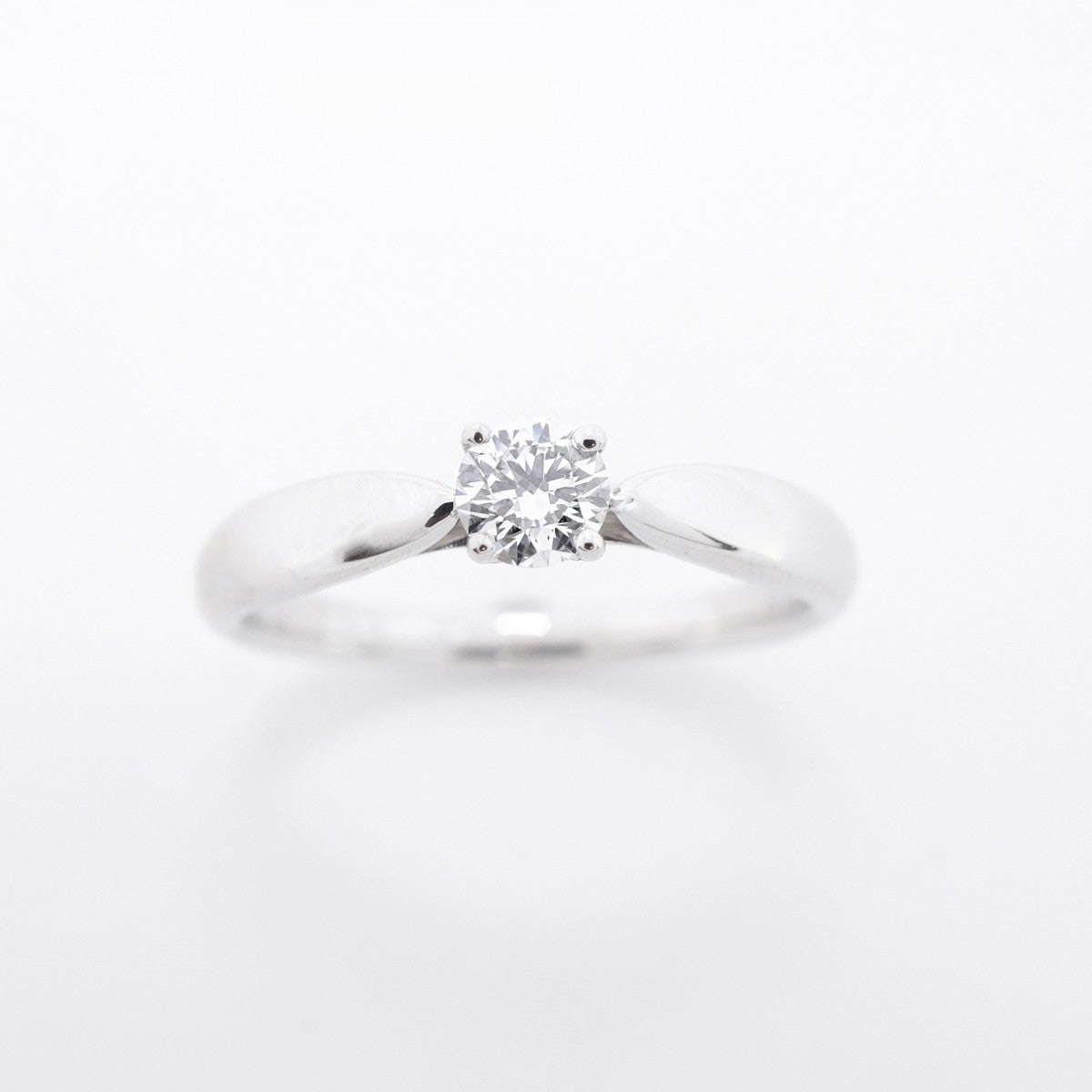 【6jfb0752】ティファニー リング ハーモニー 1PD Pt950 プラチナ ダイヤモンド 0.18ct 7.5号【中古】レディース