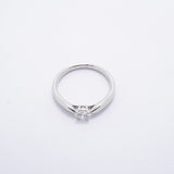 【6jfb0752】ティファニー リング ハーモニー 1PD Pt950 プラチナ ダイヤモンド 0.18ct 7.5号【中古】レディース