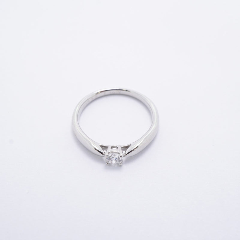 【6jfb0752】ティファニー リング ハーモニー 1PD Pt950 プラチナ ダイヤモンド 0.18ct 7.5号【中古】レディース