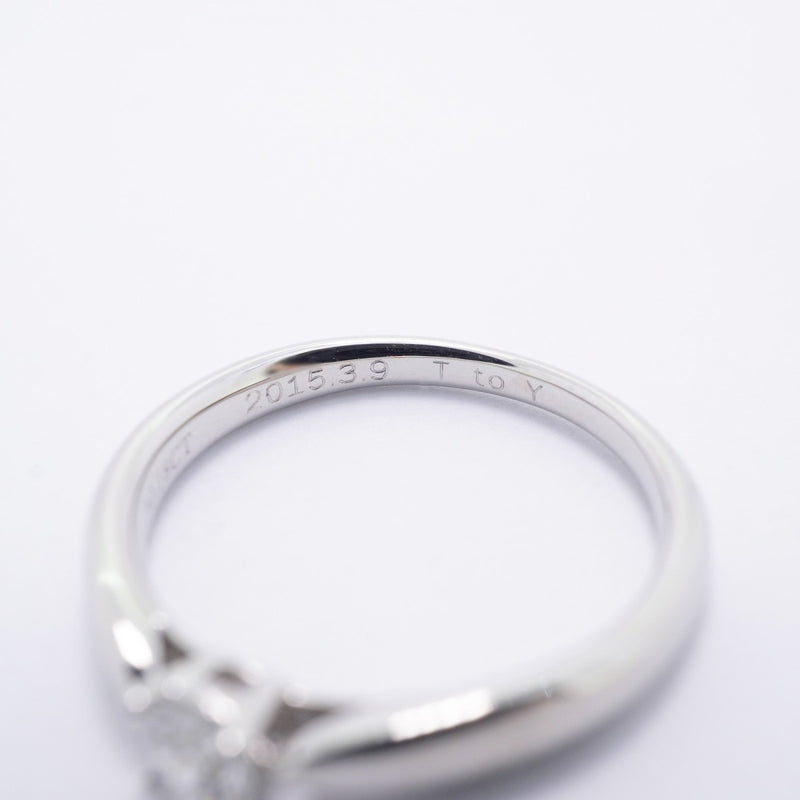【6jfb0752】ティファニー リング ハーモニー 1PD Pt950 プラチナ ダイヤモンド 0.18ct 7.5号【中古】レディース