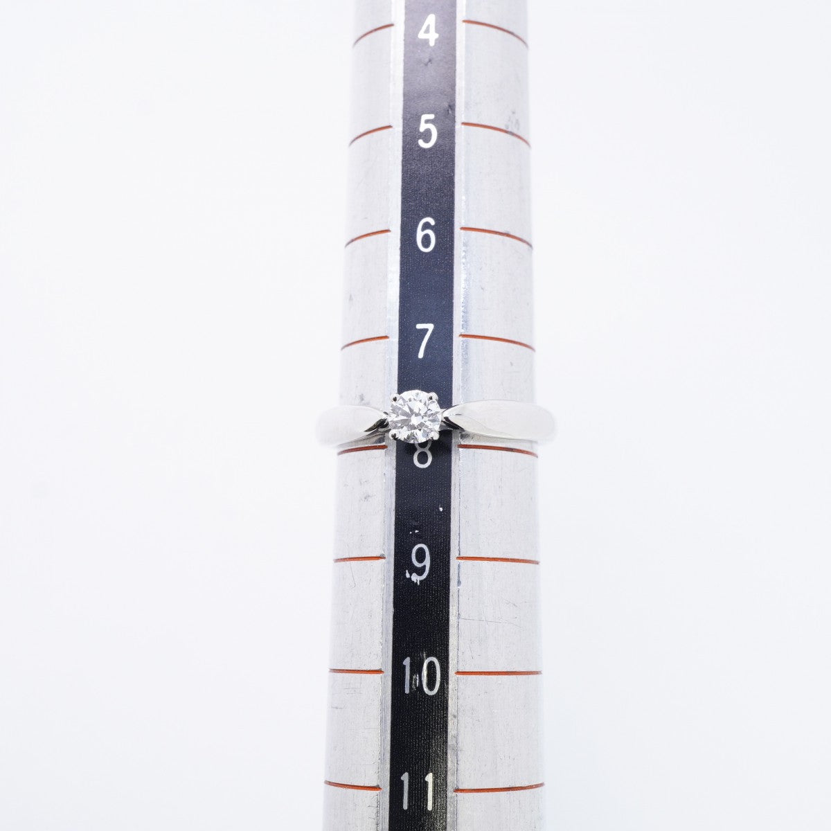 【6jfb0752】ティファニー リング ハーモニー 1PD Pt950 プラチナ ダイヤモンド 0.18ct 7.5号【中古】レディース