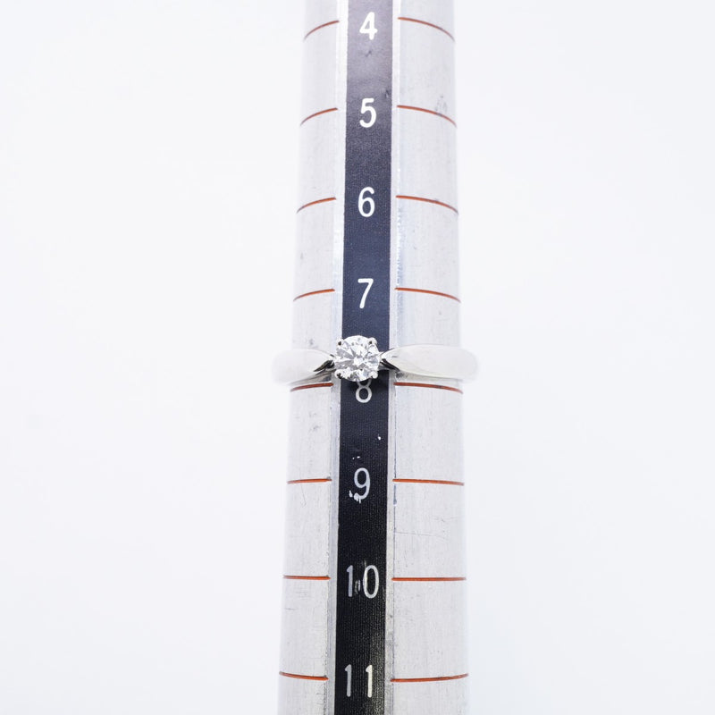 【6jfb0752】ティファニー リング ハーモニー 1PD Pt950 プラチナ ダイヤモンド 0.18ct 7.5号【中古】レディース