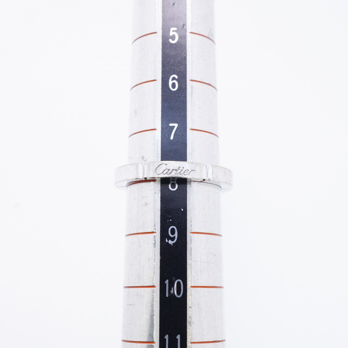 【6jfb0754】カルティエ リング マイヨンパンテール K18WG ホワイトゴールド ＃48【中古】レディース