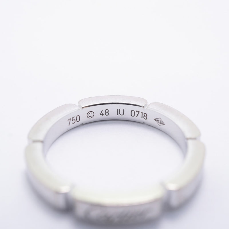 【6jfb0754】カルティエ リング マイヨンパンテール K18WG ホワイトゴールド ＃48【中古】レディース