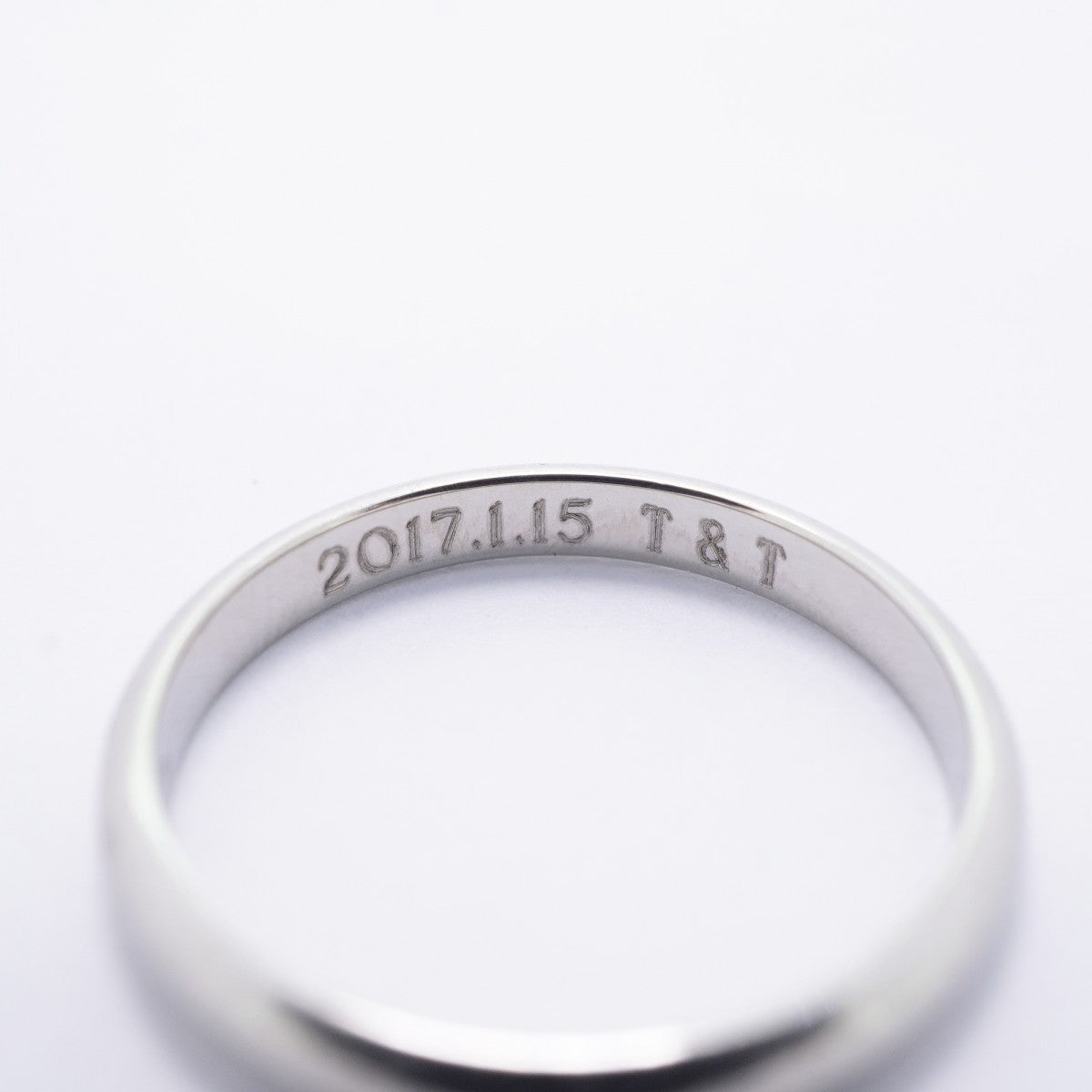 【6jfb0756】カルティエ リング クラシック Pt950 プラチナ ＃51【中古】レディース