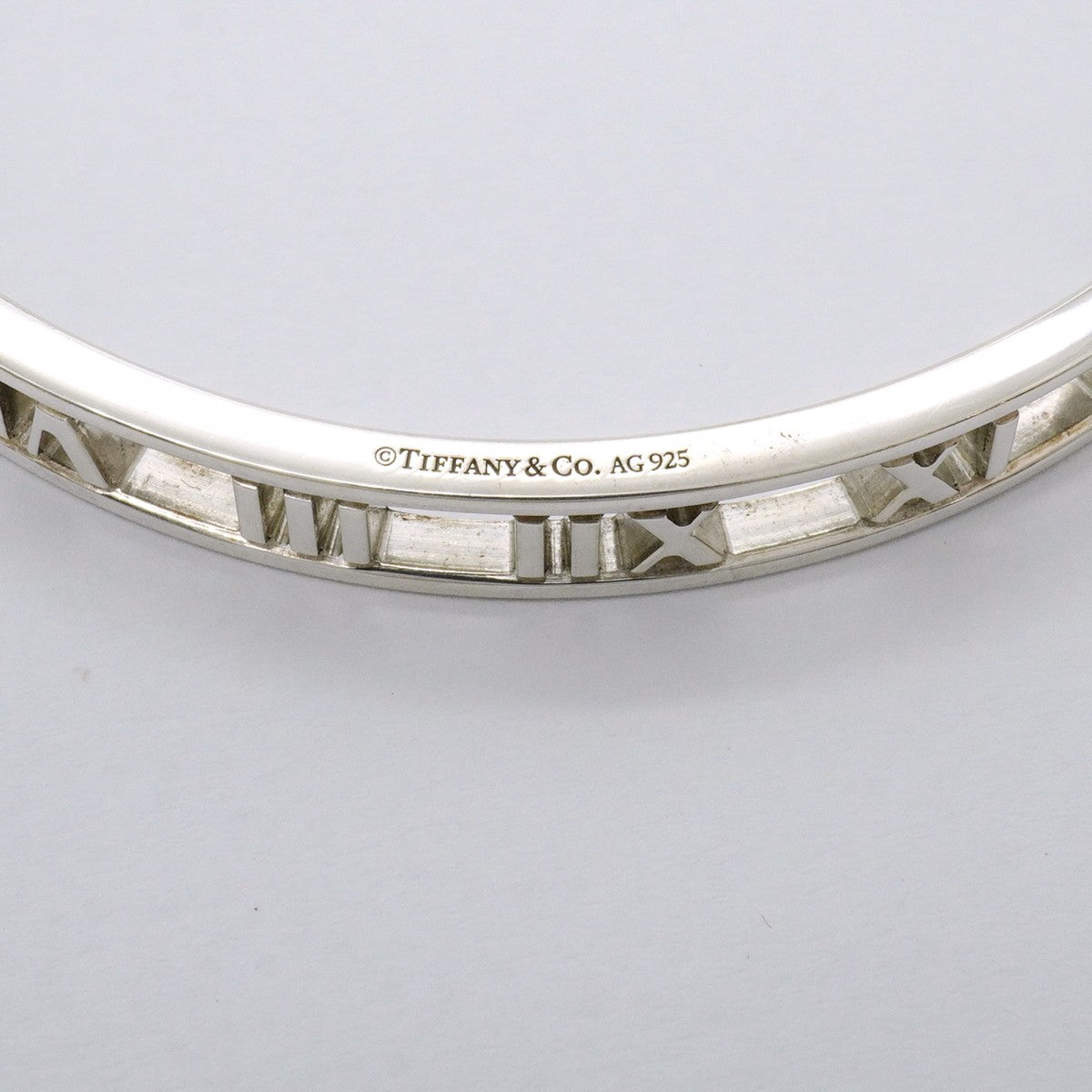 【6jfb0758-k】ティファニー バングル アトラス オープン シルバー925【中古】メンズ レディース ユニセックス