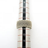 【6jfb0761】ティファニー リング サマセット/メッシュ シルバー925 13.5号【中古】レディース