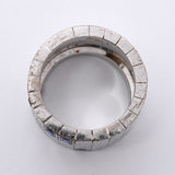 【6jfb0771】カルティエ リング パイエット K18WG ホワイトゴールド ダイヤモンド サファイア ブルー ＃51【中古】レディース