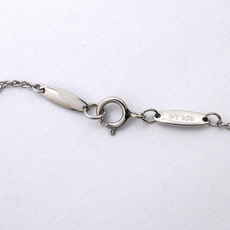 【6jfb0774】ティファニー ネックレス バイザヤード 1PD Pt950 プラチナ ダイヤモンド【中古】レディース