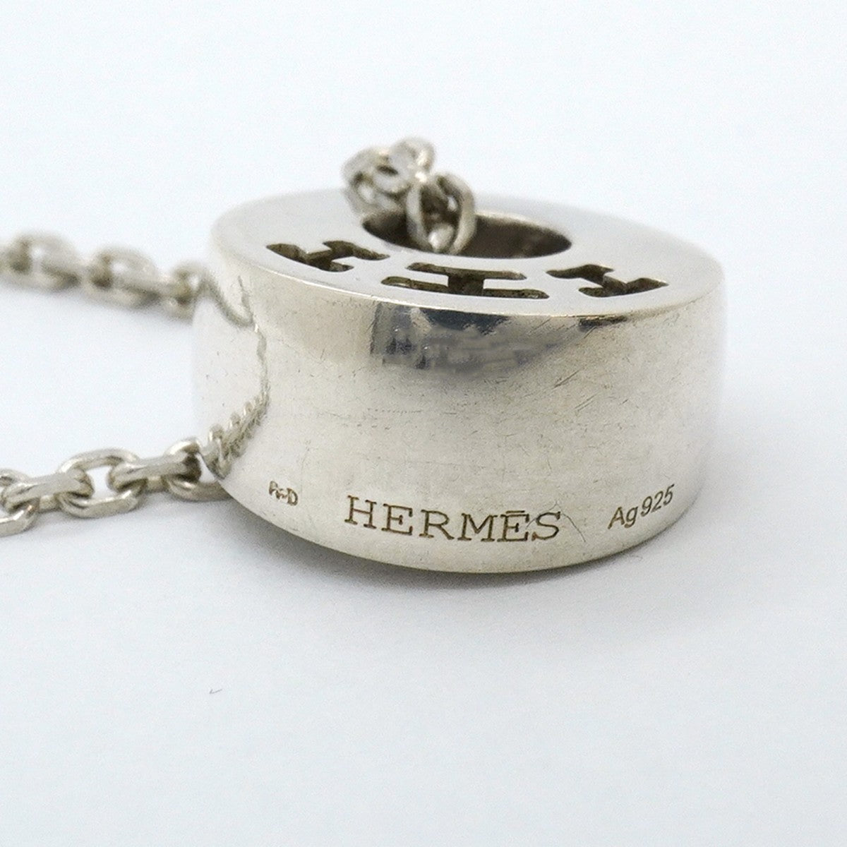 【6jfb0775】エルメス ネックレス クラルテ シルバー925【中古】レディース