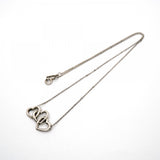 【6jfb0777】ティファニー ネックレス トリプルハート シルバー925【中古】レディース