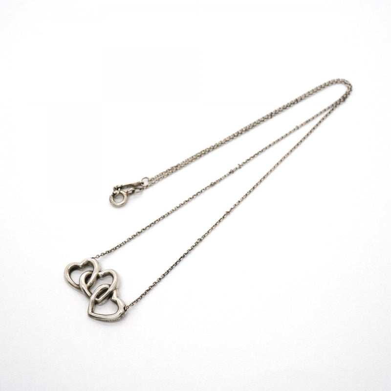 【6jfb0777】ティファニー ネックレス トリプルハート シルバー925【中古】レディース