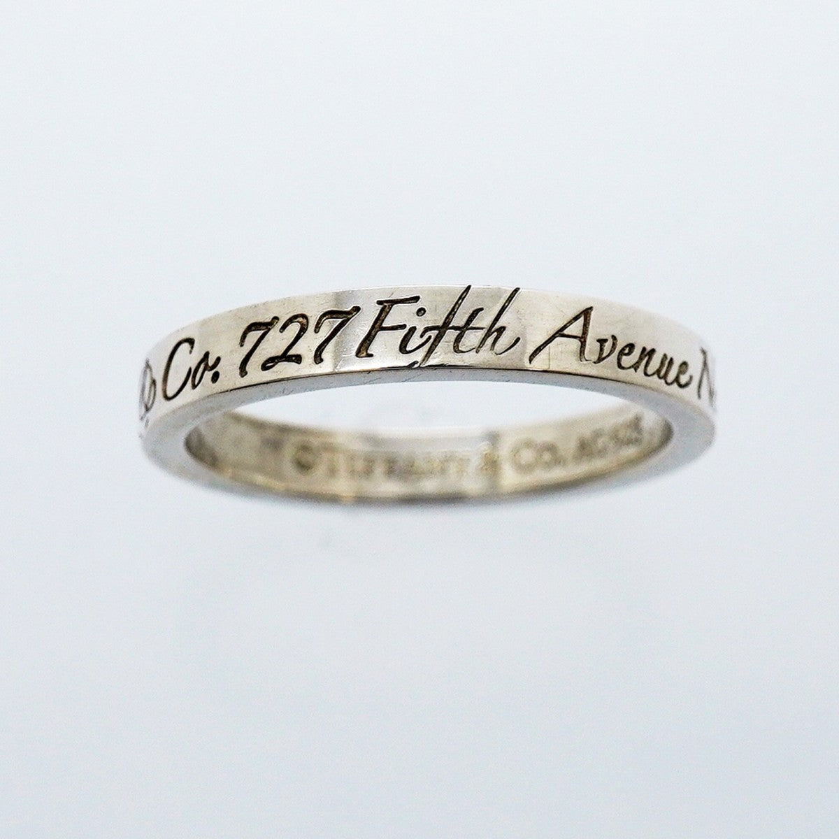【6jfb0778】ティファニー リング ノーツ シルバー925 10号【中古】レディース
