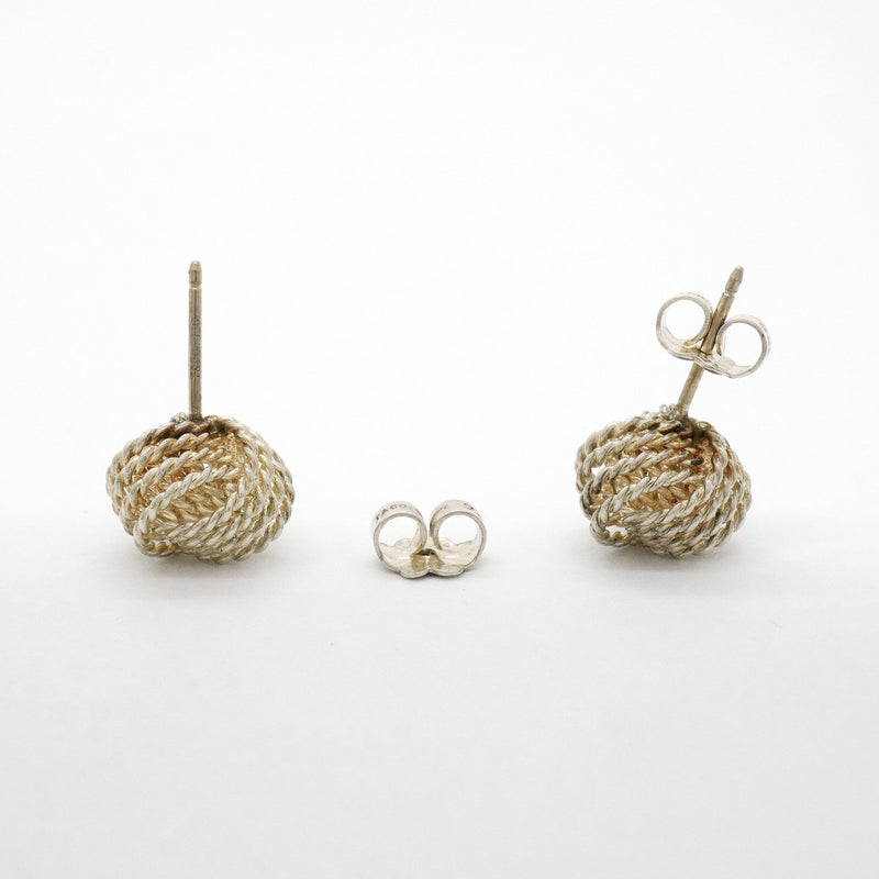 【6jfb0779】ティファニー ピアス サマセット/メッシュ シルバー925【中古】レディース