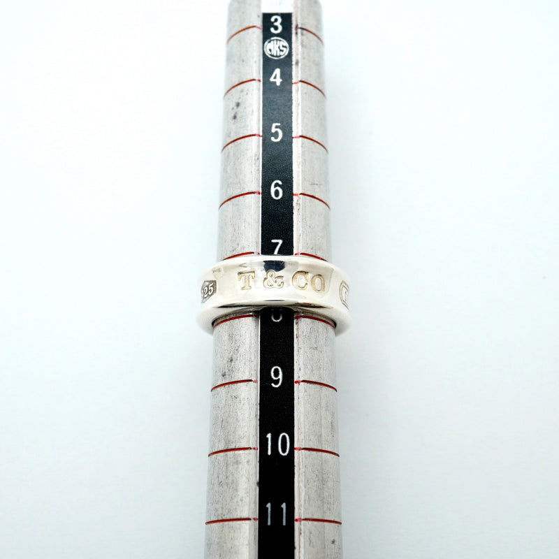 【6jfb0786】ティファニー リング ナロー シルバー925 7.5号【中古】レディース
