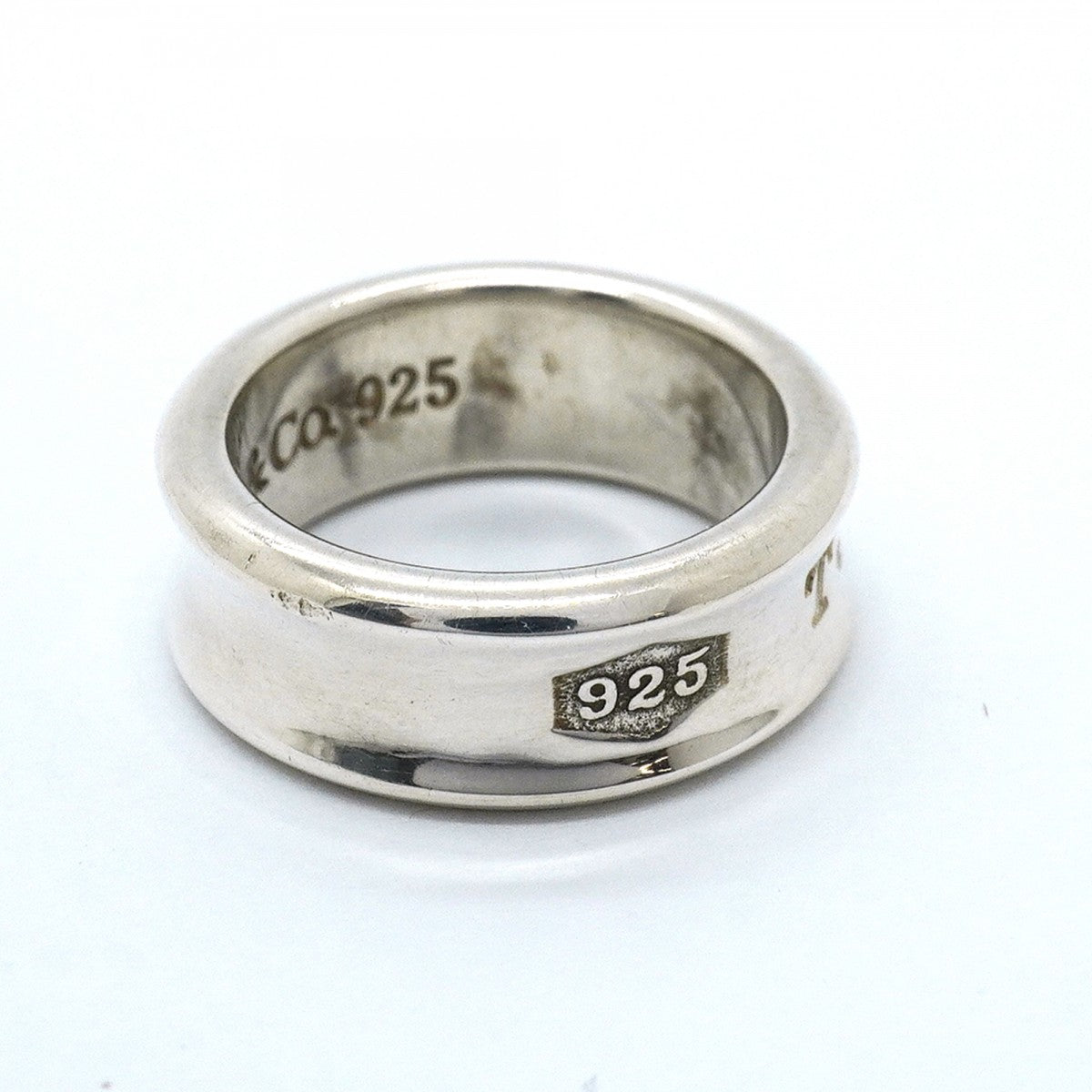 【6jfb0786】ティファニー リング ナロー シルバー925 7.5号【中古】レディース