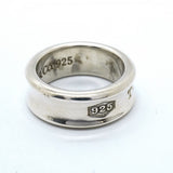 【6jfb0786】ティファニー リング ナロー シルバー925 7.5号【中古】レディース