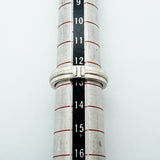 【6jfb0789】ティファニー リング Tナロー K18WG ホワイトゴールド 12.5号【中古】レディース