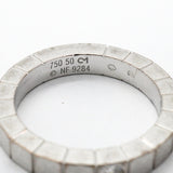 【6jfb0790】カルティエ リング ラニエール 1PD K18WG ホワイトゴールド ダイヤモンド ＃50【中古】レディース