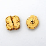 【6jfb0792】ヴァンクリーフ＆アーペル ピアス スウィート アルハンブラ K18YG イエローゴールド マザーオブパール【中古】レディース