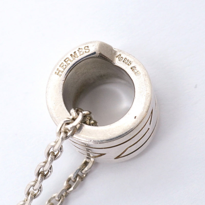 【6jfb0794】エルメス ネックレス イタリーク シルバー925【中古】レディース