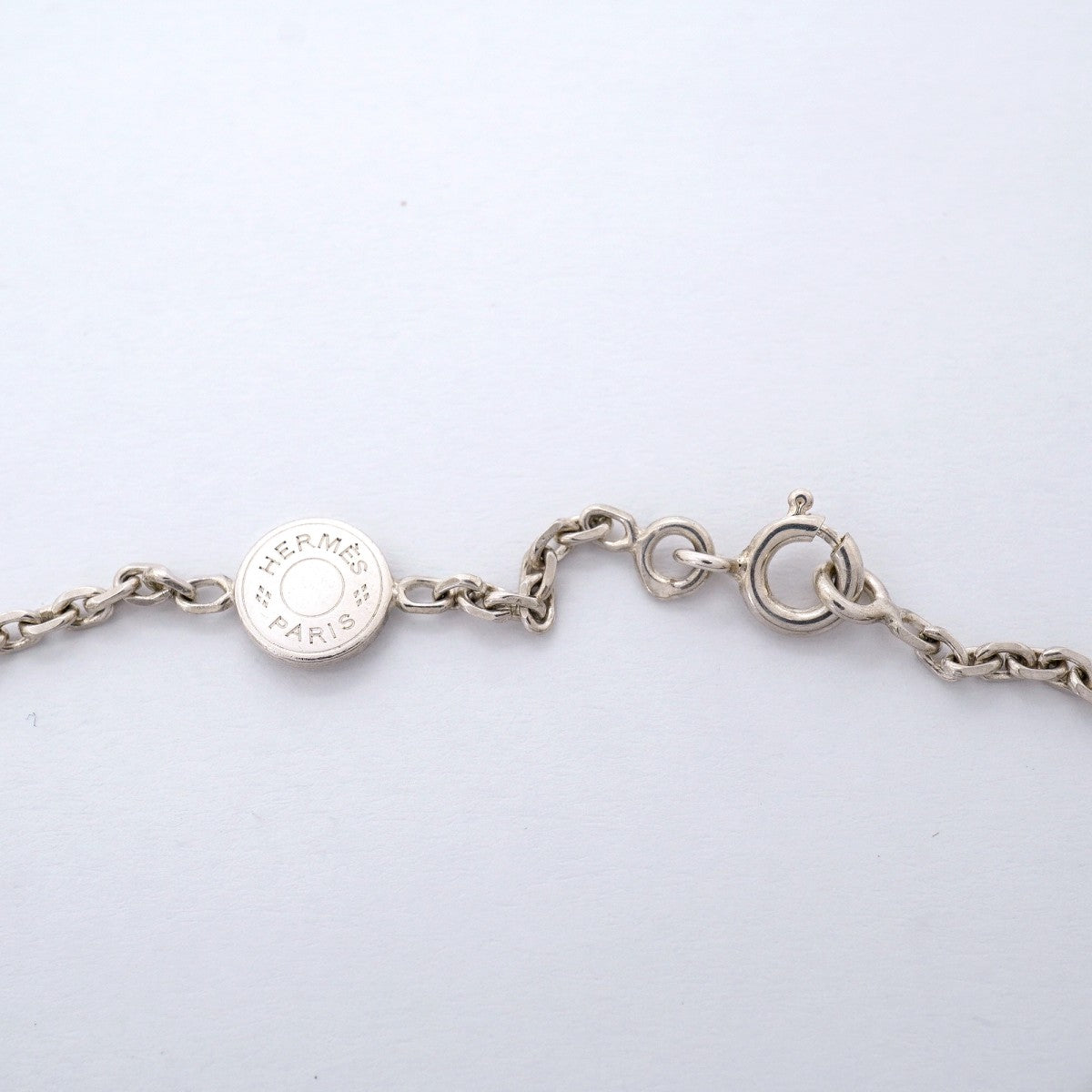 【6jfb0794】エルメス ネックレス イタリーク シルバー925【中古】レディース