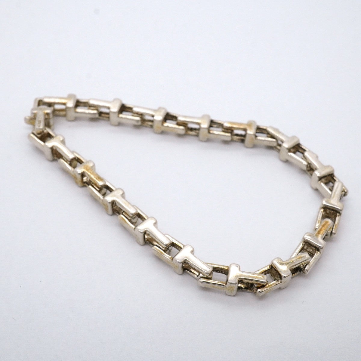 【6jfb0796】ティファニー ブレスレット Tナロー シルバー925【中古】メンズ レディース ユニセックス