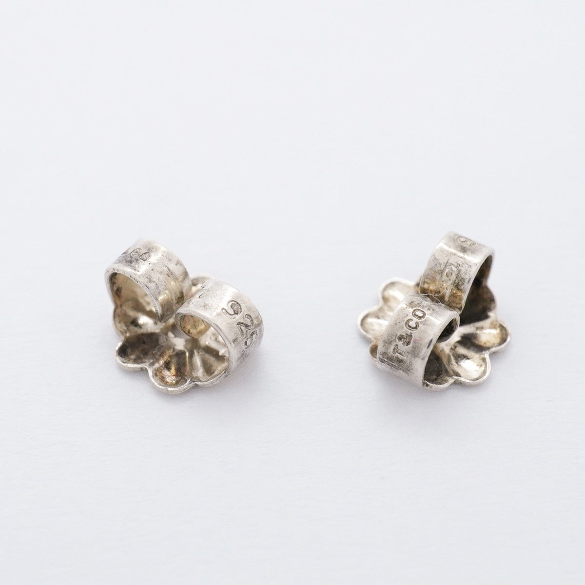 【6jfb0800】ティファニー ピアス フルハート シルバー925【中古】レディース