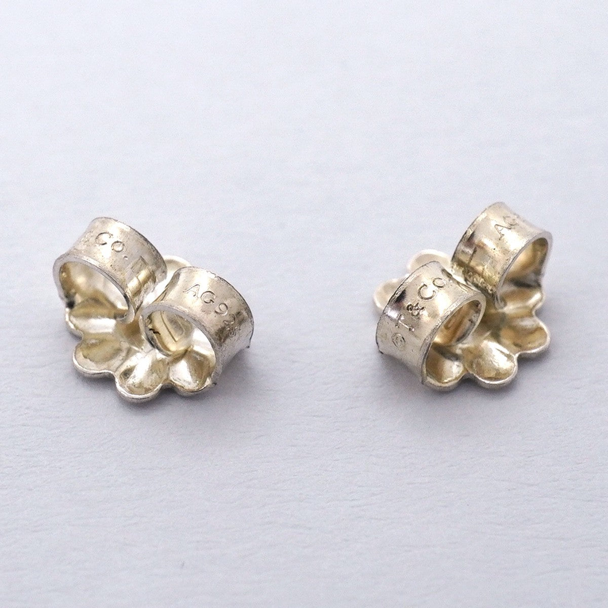 【6jfb0801】ティファニー ピアス Tワイヤー フープ シルバー925【中古】レディース