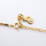 【6jfb0802】クリスチャンディオール ネックレス ディオールロゴ GPメッキ ゴールド【中古】レディース