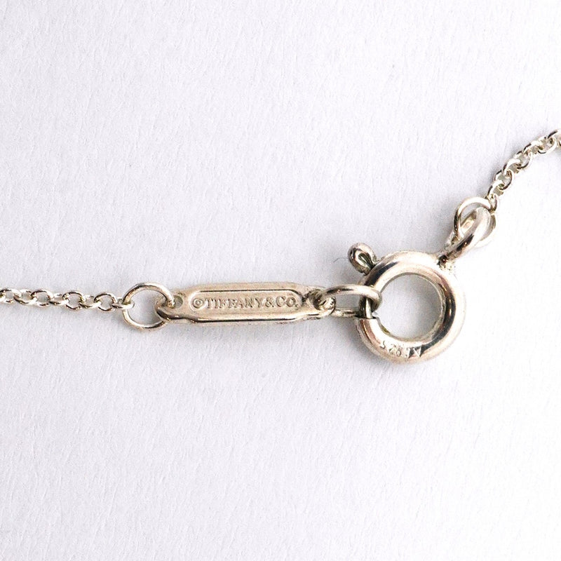 【6jfb0805】ティファニー ネックレス リターントゥハート シルバー925 ブルー【中古】レディース